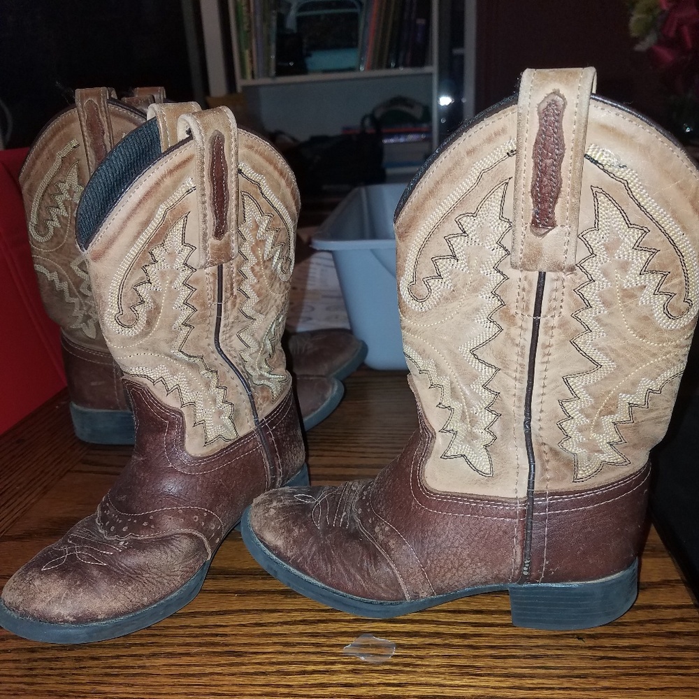 Oldwest leather kids boots